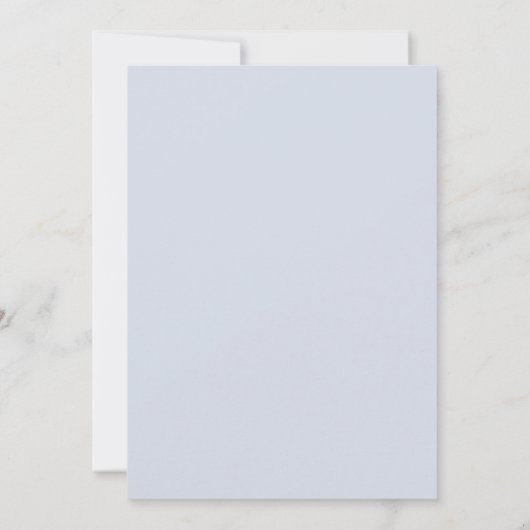 金色のバラほこりっぽい青い水色日付を保存 招待状 (裏面)