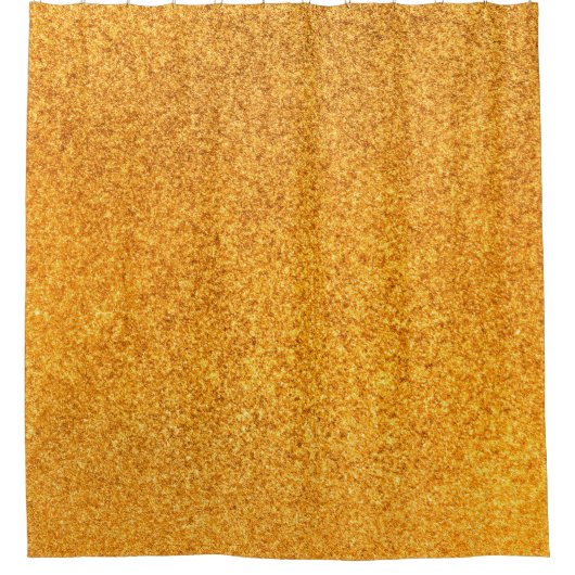 金色のマットメタルテクスチャのクローズアップ。光沢のある金属 シャワーカーテン (正面)