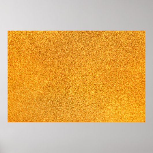 金色のマットメタルテクスチャのクローズアップ。光沢のある金属 ポスター (正面)
