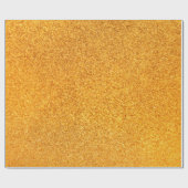 金色のマットメタルテクスチャのクローズアップ。光沢のある金属 ラッピングペーパー (フラット)