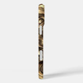 金色のライオンの顔が吠える スマホケース Case-Mate iPhoneケース (裏面 / 右)