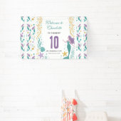 金色のリトルマーメイド 10歳の誕生日 | アンダーザシー 横断幕 (インサイチュ)