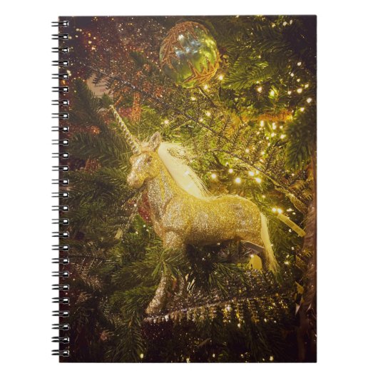 金色の一角獣 ノートブック (正面)