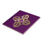 金色の仏像 タイル (側面)