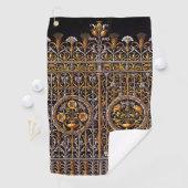 金色の戸口タオル ゴルフタオル (インサイチュ)