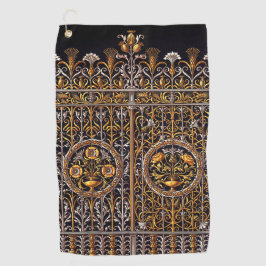 金色の戸口タオル ゴルフタオル