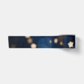 金色の星のきらめき サテンリボン (正面)