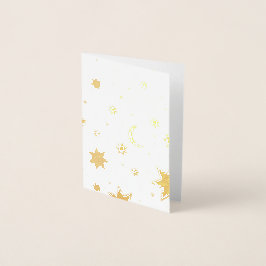 金色の星 箔カード