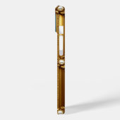 金色の枠に鮮やかな色の水仙 Case-Mate iPhoneケース (裏面 / 左)