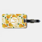 金色の梨パターン ラゲッジタグ (裏面横)