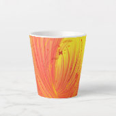 金色の火の畑 カフェラテマグ (正面)