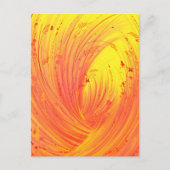 金色の火の畑 ポストカード (正面)