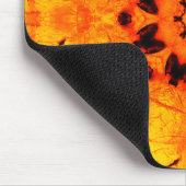 金色の琥珀曼荼羅図 マウスパッド (コーナー)