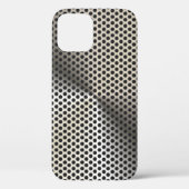 金色の穴あき金属調 Case-Mate iPhoneケース (裏面)