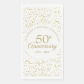金色の結婚50周年記念ゴールドダストコンフェティ (正面)
