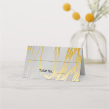 金色の線を持つ灰色の結婚銀