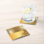 金色の色合いの優雅さ ペーパーコースター (インサイチュ)