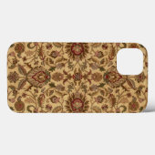金色の花のアラベスク 東洋タペストリー Case-Mate iPhoneケース (裏面 (横))