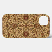 金色の花のアラベスク 東洋タペストリー Case-Mate iPhoneケース (裏面 (横))