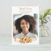 金色の花高校卒業 招待状 (スタンド正面)