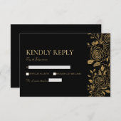 金色の華 出欠カード (正面/裏面)