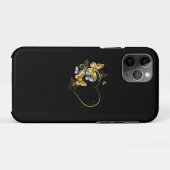 金色の蝶が舞うハート Case-Mate iPhoneケース (裏面(横))