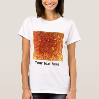 金色の融合ガラス Tシャツ