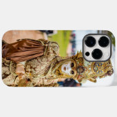 金色の衣装と仮面を着た婦人 Case-Mate iPhoneケース (裏面 (横))