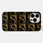 金色の装飾  iPhoneケース (裏面横)