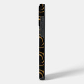 金色の装飾  iPhoneケース (左側面)