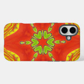 金色の赤アフリカ伝統的色 Case-Mate iPhoneケース (裏面 (横))