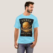 金色の輝きを放つヴィーナス Tシャツ (正面フル)