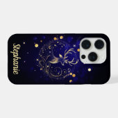 金色の輝く鹿 iPhoneケース (裏面横)