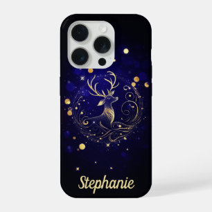 金色の輝く鹿 iPhone 15 PROケース