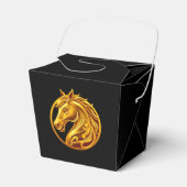 金色の馬の旧正月 フェイバーボックス (正面サイド)