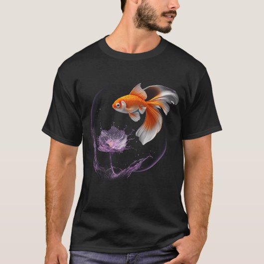 金色の魚 Tシャツ (正面)