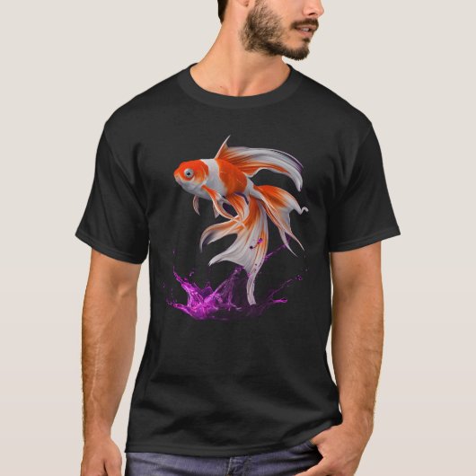 金色の魚 Tシャツ (正面)