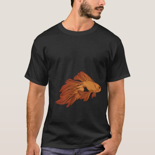 金色の魚 Tシャツ (正面)