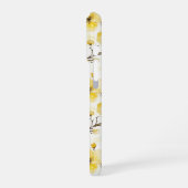 金色の黄色い花 iPhoneケース (左側面)