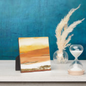 金色アンバーI v2抽象芸術プリント フォトプラーク (インサイチュ)