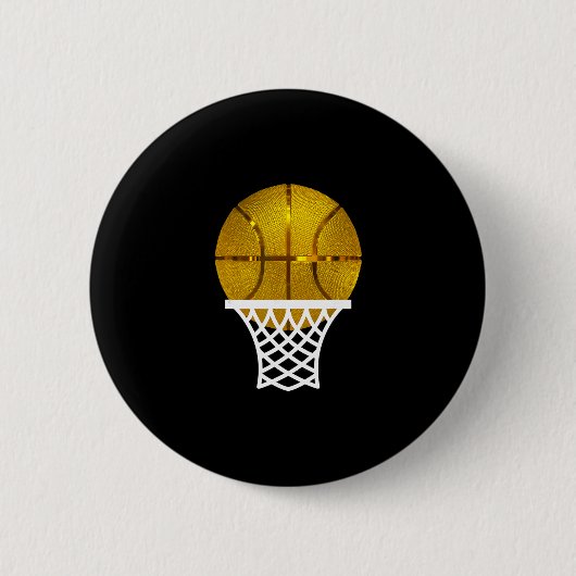 金色スケルトントロフィー MVP 賞 缶バッジ (正面)