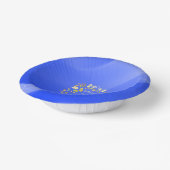 金色メリーで明るいパーソナライズされた ペーパーボウル (傾斜あり)