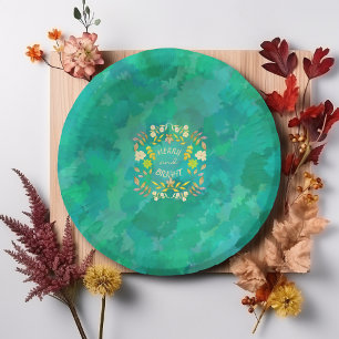 金色メリーで明るいパーソナライズされた ペーパーボウル