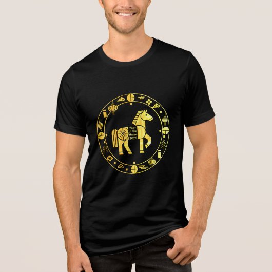 金色中国新年2026 トライブレンドＴシャツ (正面)