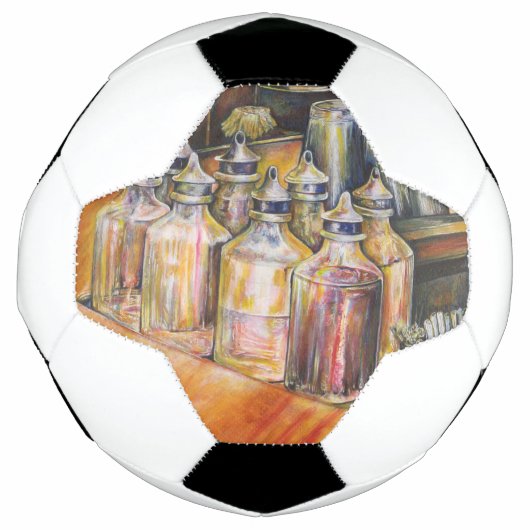 金色光のイデオグラフィ サッカーボール (正面)