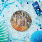 金色光のイデオグラフィ ペーパープレート (パーティー)