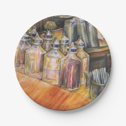 金色光のイデオグラフィ ペーパープレート (正面)