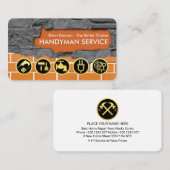 金色工具の職人 ブランドウォール 名刺 (正面/裏面)