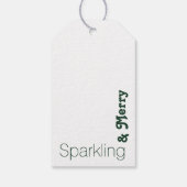 金色植物学：グリーンと金ゴールド交響曲 ギフトタグ (裏面)