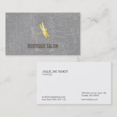 金色灰色 名刺 (正面/裏面)